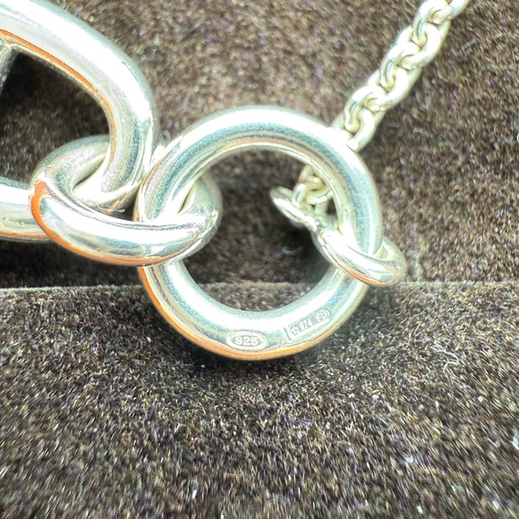 Hermes Chaîne D’Ancre Pendant Silver Necklace - Picture 4 of 6